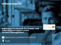Redakteur/in (m/w/d) für Presse- und Bayern - Fürth Vorschau