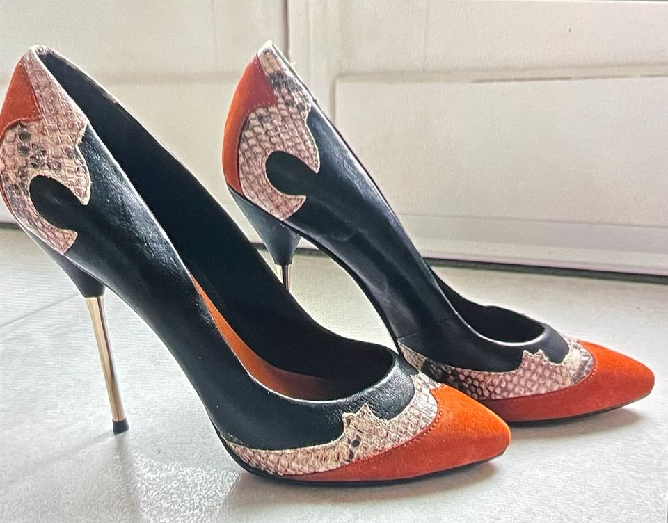 Pumps high heels 38 Leder cosmoparis in Essen