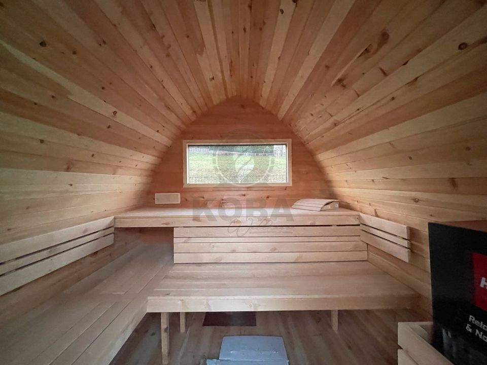 Zedernholz - Iglusauna | 3m | Garten Sauna Pod Zeder in Eichenzell