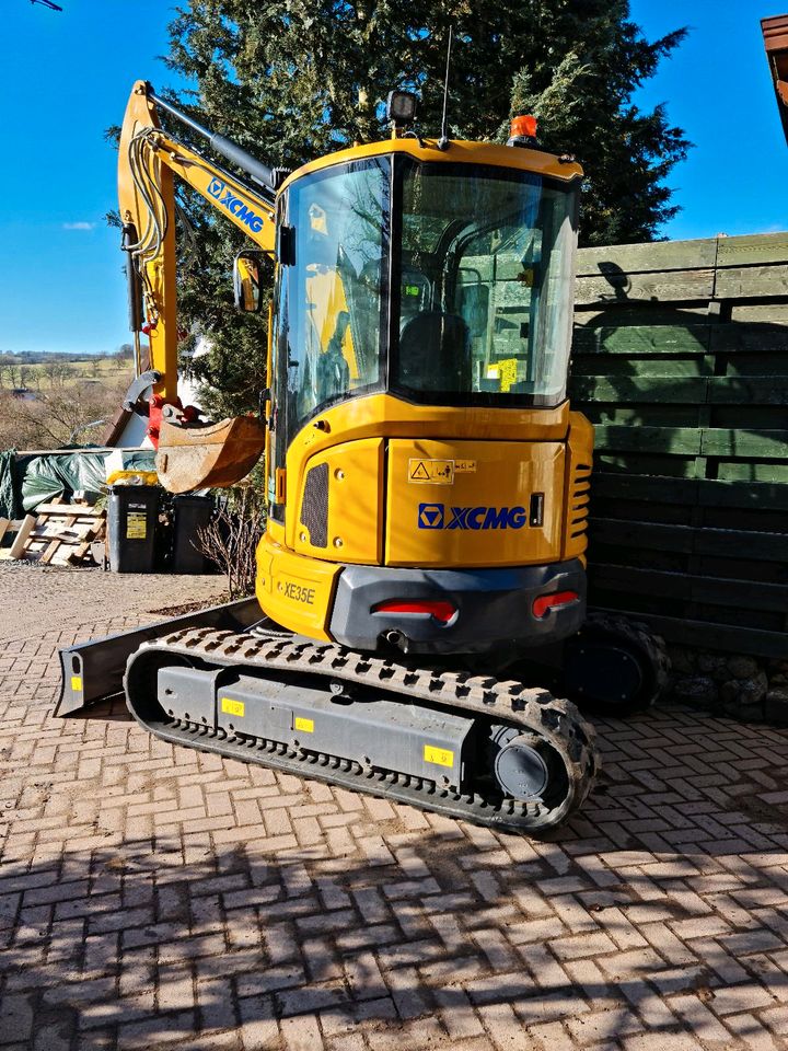 Minibagger Bagger XCMG XE35E MS03 Case Bobcat Wacker Cat Kubota in Tann