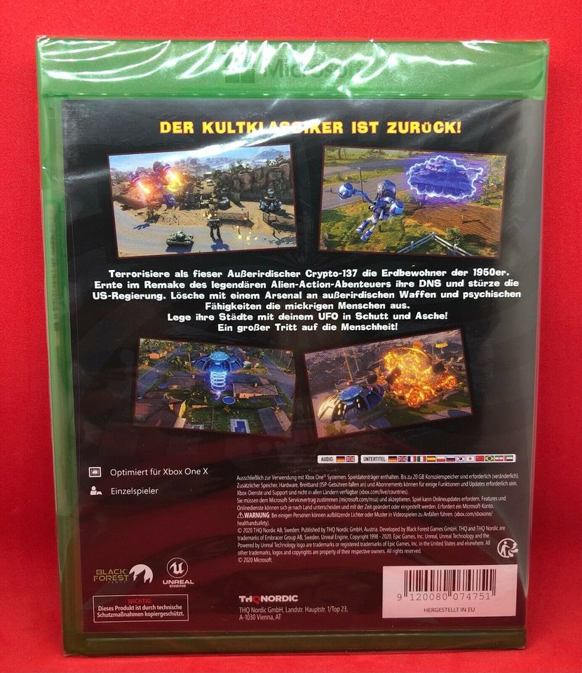 Destroy All Humans! für XBOX One / Neu / Eingeschweißst / Sealed in Duisburg