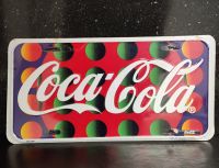 Coca Cola - Polka Dots Cola Logo Metall Nummernschild USA 1995 Hessen - Roßdorf Vorschau