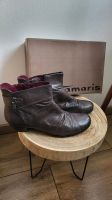 TAMARIS Stiefeletten kl.Absatz graphite Gr.38 Leder mit OVP Sachsen-Anhalt - Sangerhausen Vorschau