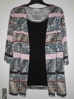 Bluse Shirtbluse Gr. L in-Print gestreift Hamburg-Nord - Hamburg Barmbek Vorschau