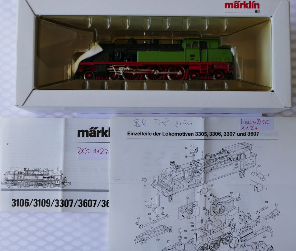 Märklin 3307 K.W.St.E.T18 mit Lenz Silver-Decoder in Osnabrück