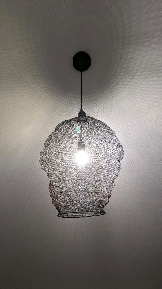 Lampe Deckenleuchte Korb Wire Modern Industrial Lampe schwarz in Berghaupten