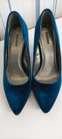 Grün Blaue Velour Pumps Saarland - Nalbach Vorschau