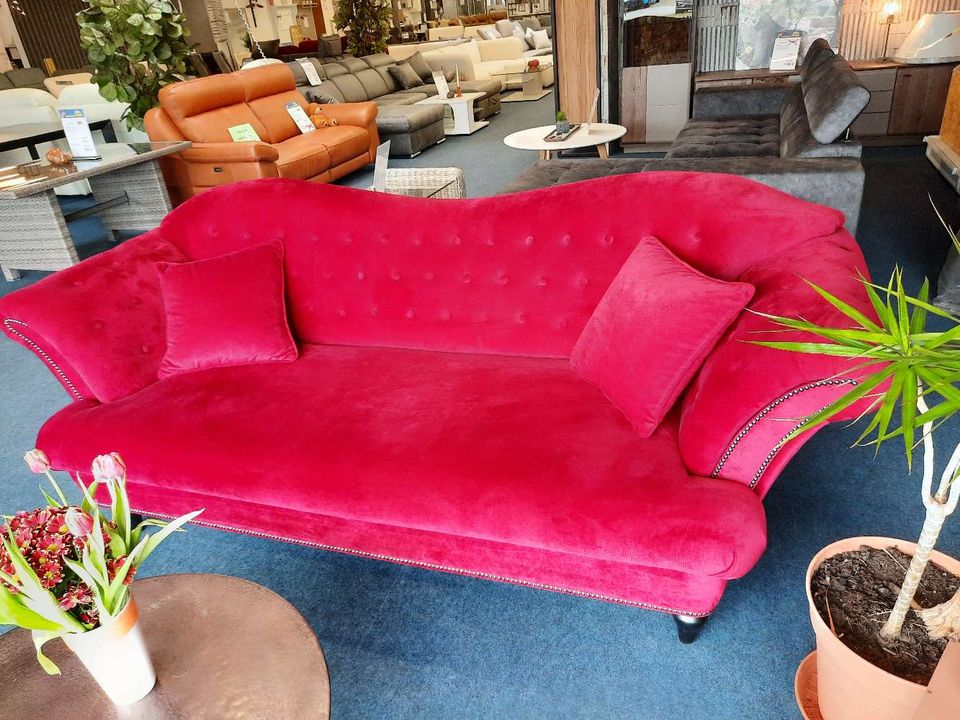 Big Sofa, Chesterfield- Look, Rot statt 759 € in Glauchau