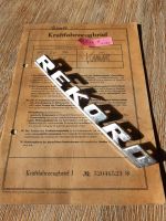 OLDTIMER OPEL REKORD EMLEM KFZ-BRIEF Wandsbek - Hamburg Sasel Vorschau