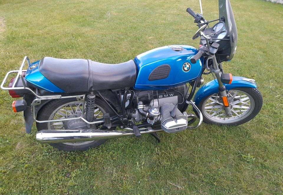 BMW r45 Motorrad oldtimer keine simson mz awo in Oßling