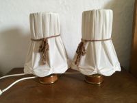 2 alte Vintage Stehlampen Nachtlampen mit Schirm Niedersachsen - Lehrte Vorschau