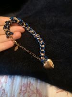 Armband Kette Gold mit Blau, mit Herz von Flame Bochum - Bochum-Nord Vorschau