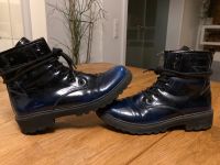 Geox Casey Stiefel Combat Boots Stiefelette Lackleder Gr.37 Sachsen - Riesa Vorschau