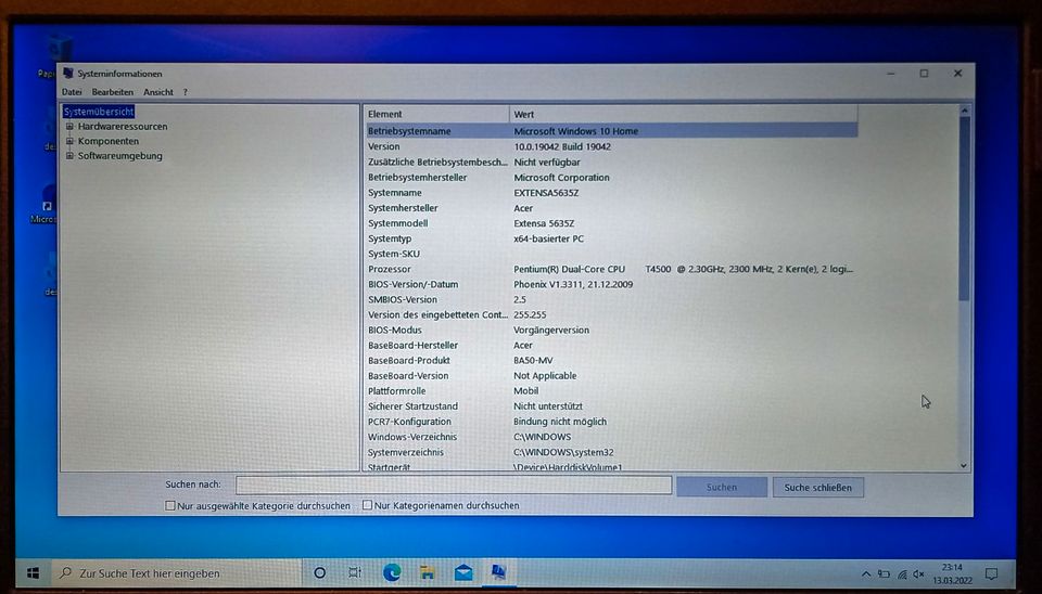 Laptop ACER Extensa 5635Z mit 4GB RAM +250 GB SSD in Dresden