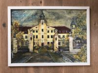 ORIGINAL Gemälde Aquarell Schloss Hermsdorf bei Dresden Hochzeit Dresden - Strehlen Vorschau