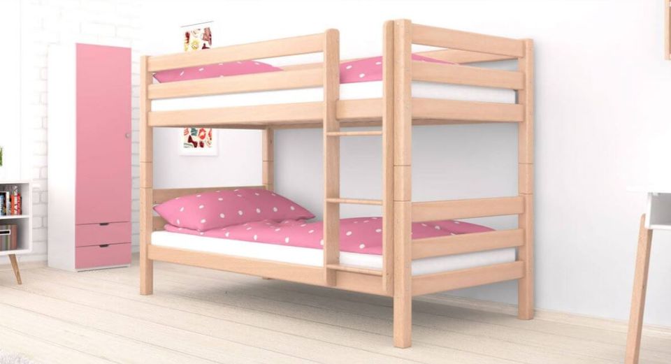 Etagenbett Stockbett Massivolz 90x200 Lieferung Lattenrost GRATIS in Duisburg