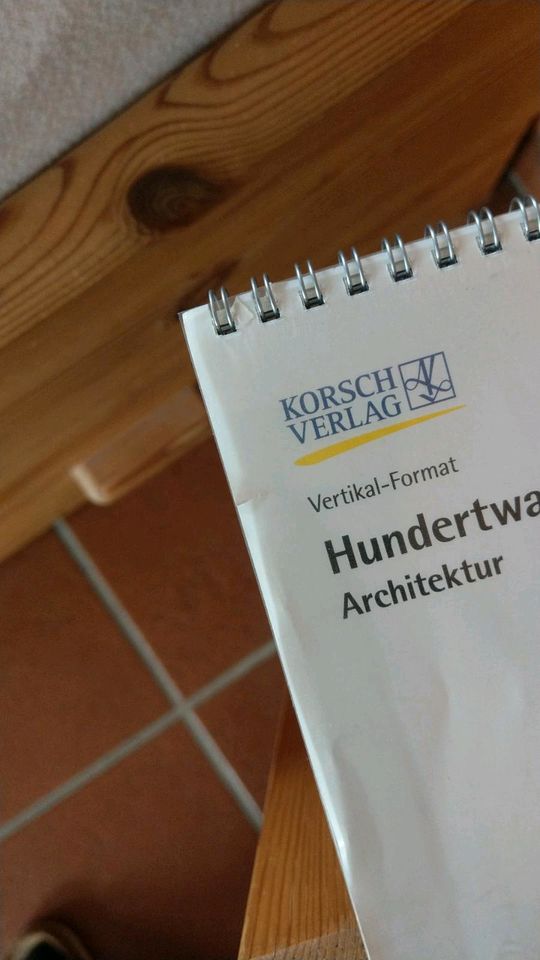 Hundertwasser Architektur Kalender 2015 Abholung in Guntersblum in Alsheim