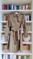 Massimo Dutti Trenchcoat S 36 Khaki Brit-Chic Grün Berlin - Mitte Vorschau