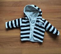 Jacke Winterjacke Baby mit Kapuze gestreift maritim 62 Bayern - Breitengüßbach Vorschau