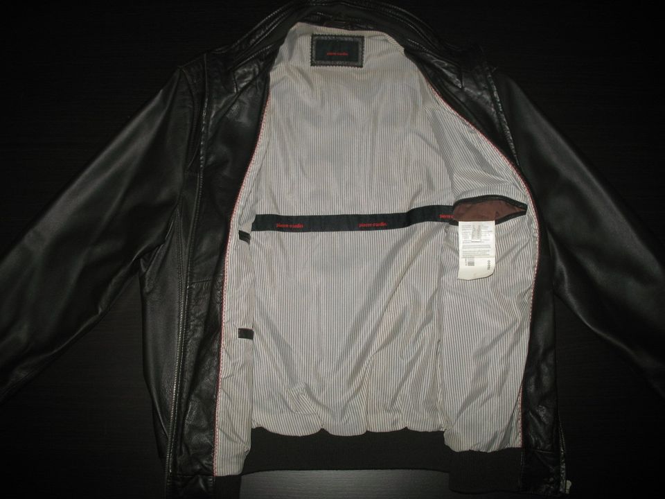 Pierre Cardin echt Lederjacke Herren Gr 52 L dunkel-braun in Frankfurt am Main