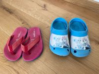 blaue Crogs Gr 29 Anna und Elsa, FlipFlops Bayern - Siegsdorf Vorschau