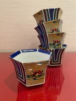 Original Kutani Tee Becher/Schalen Set, Asiatika, Nachkriegszeit Düsseldorf - Friedrichstadt Vorschau