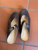 Trachtenschuhe, Clogs, braun, Gr. 6 1/2, Leder Bayern - Großwallstadt Vorschau