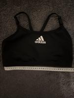 Adidas Sport bra BH 36 38 schwarz Fitness top t Shirt Niedersachsen - Hesel Vorschau