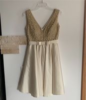 Kleid Abendkleid gold creme kurz Bayern - Stamsried Vorschau