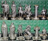 Schach Schachspiel Zinn Figuren das Mittelalter gegen Römer 02 Baden-Württemberg - Stutzenklinge Vorschau