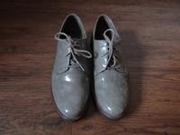 Jana Damen-Schnürschuhe, grau in Lackoptik, Gr. 37, Weite H, wie Bayern - Lauingen a.d. Donau Vorschau