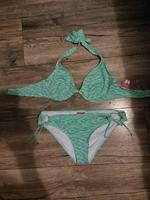Venice Beach Bikini Triangel Bügel Bikini mint/weiß Bayern - Ansbach Vorschau