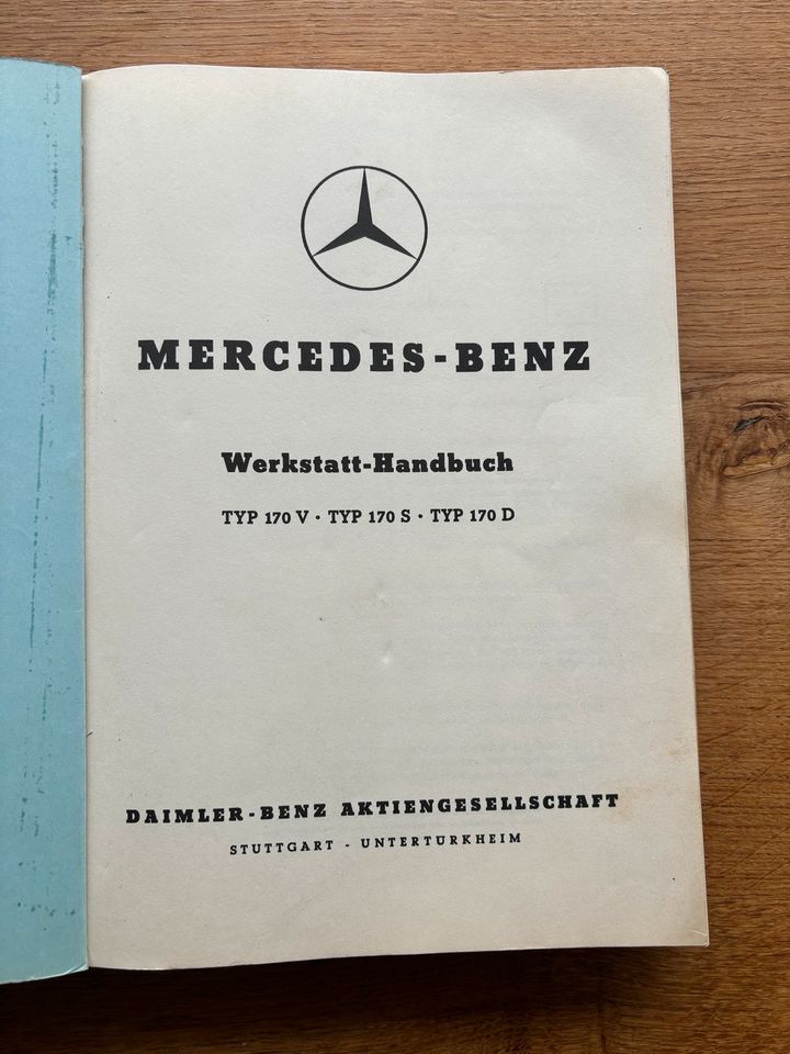 Mercedes-Benz Werkstatt- Handbuch in Freudenberg