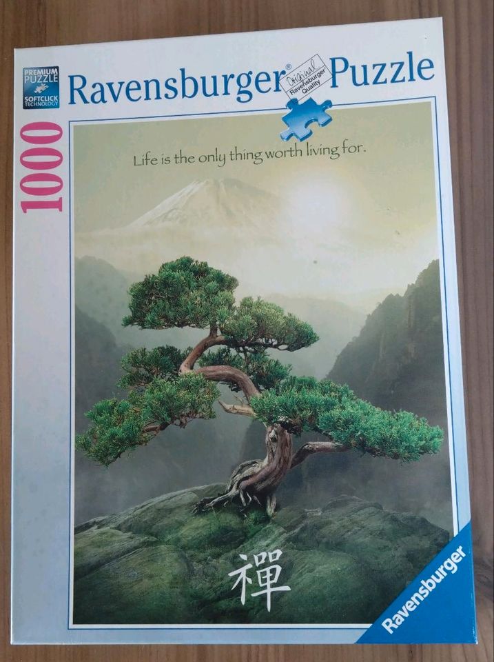 Ravensburger Puzzle 1000 Teile Baum & Berge in Halle