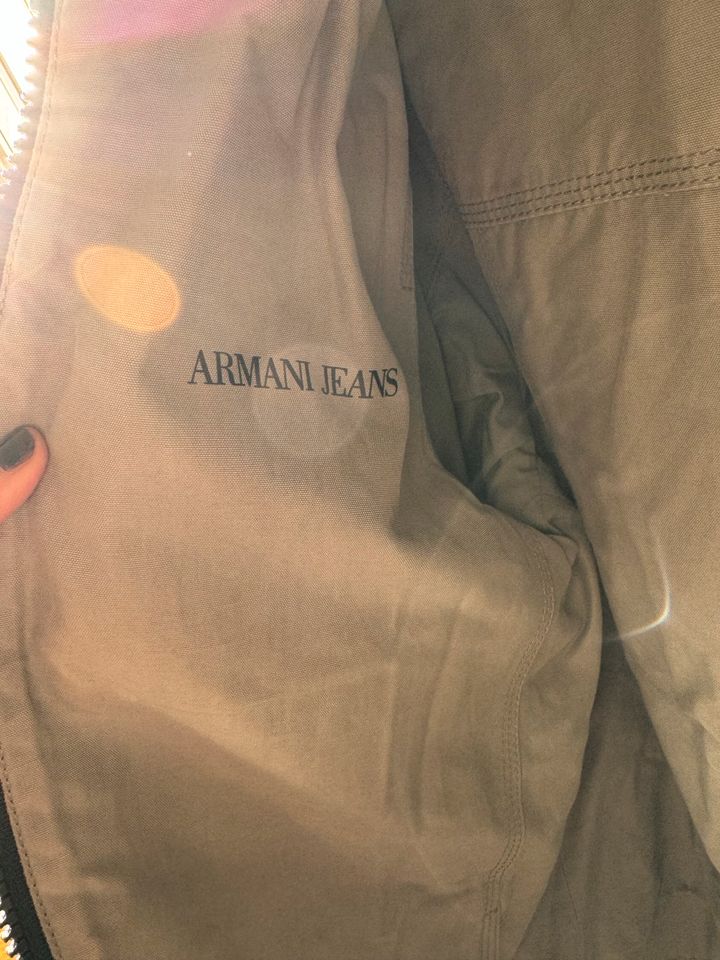 Armani Lederjacke, Herren Größe 48, Orginal in Veitshöchheim