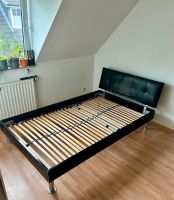 Bett 120cm x 200cm Pianolack und Chrom+Lattenrost+Matratze Hamburg-Mitte - Hamburg Billstedt   Vorschau