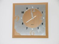 Außergewöhnliche schicke Wanduhr Uhr Atlanta Buche silber 29 x 29 Schleswig-Holstein - Schuby Vorschau