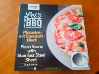 Lets BBQ - wärmespeichernder Pizzastein + Edelstahlblech Sachsen-Anhalt - Allstedt Vorschau