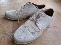 Schuhe Damen Slipper weiß/silber, Größe 40 Berlin - Reinickendorf Vorschau