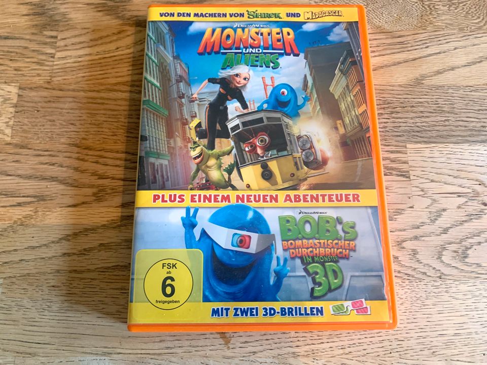 DVD Dreamworks - Monster und Aliens + Zusatzfilm in Leezen