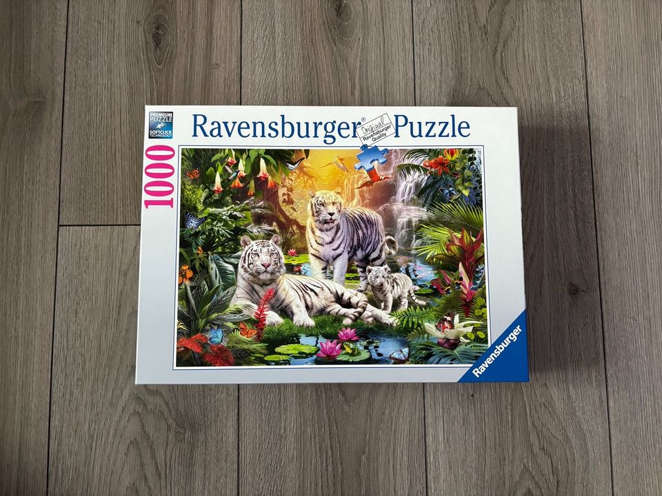 Ravensburger Puzzle 1000 Teile „Familie der Weißen Tiger“ in Gelsenkirchen