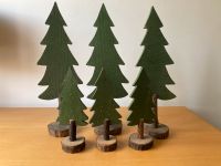 6 Tannenbäume aus Holz, 52 cm und 40 cm Niedersachsen - Buchholz in der Nordheide Vorschau