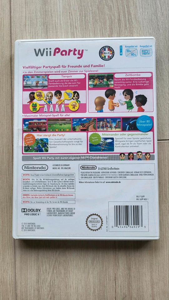Nintendo Wii Party OVP Wii Spiel in Busdorf
