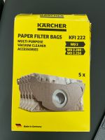 KÄRCHER Paper Filter Bags KFI 222 (2 Beutel) Schleswig-Holstein - Lübeck Vorschau
