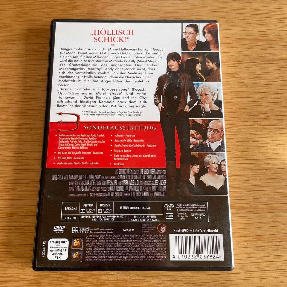 DVD Der Teufel trägt Prada in Oberpleichfeld