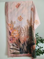 Großes Tuch mit Blüten-und und Blätterdruck Sachsen - Trebsen Vorschau
