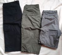 Herren Cargoshorts schwarz W32, olivgrün Gr 48, grau Gr S ab Thüringen - Jena Vorschau