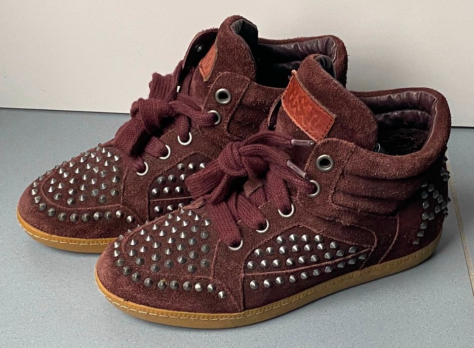 Ash Kid Zest | Wildleder Nieten Sneaker | braun | Gr. 37 in Hamburg