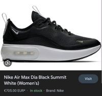 Seltener Sneakers Modell Nike Air Max Dia BlackSummit White Nm.41 Nordrhein-Westfalen - Brühl Vorschau