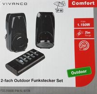 Funkstecker Set 2-fach Outdoor 1.150W VIVANCO Comfort Nordrhein-Westfalen - Brilon Vorschau